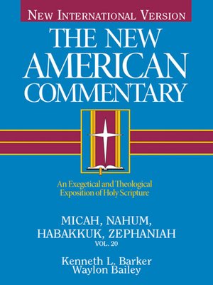 cover image of Micah, Nahum, Habakkuh, Zephaniah
